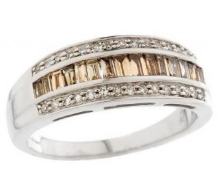 AffinityDiamond 3/4 ct tw Baguette Band Ring, Sterling —