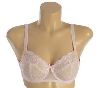 Breezies Cross Dyed Lace Bra with UltimAir Lining —