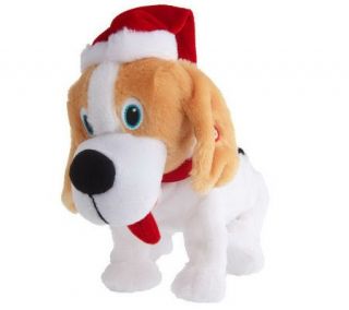 Animated Holiday Singing & Pouncing Puppy —