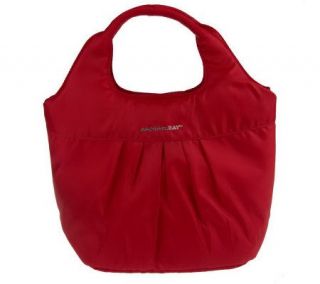 Rachael Ray Pleated Lunch Tote with Exterior Pocket   K33435