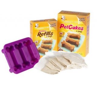 Pet Cakes 6 piece Treat Mix Baking Kit For Dogs/Cats —