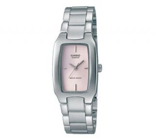 Casio Womens Classic Pink Dial Watch —