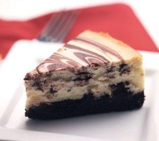 Juniors 8 inch Brownie Marble Swirl Cheesecake —