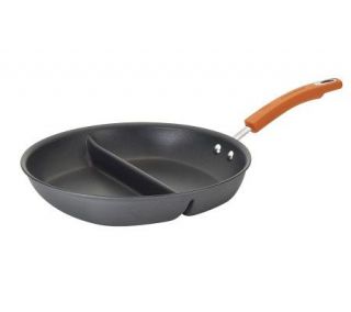 Rachael Ray Hard Anodized 12 1/2 Divided Skillet —