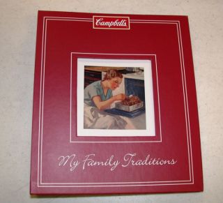 Campbells Sharing My Family Traditions Recipe Keepsake Binder **NEW