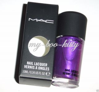 Mac Cosmetics Nail Polish Lacquer Violet Fire Style Warrior
