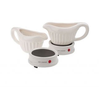 Cooks Essentials Set of 2 18oz Electric Gravy Warmers