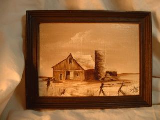   COUNTRY PAINTING OIL ON CANVAS SIGNED CONSTANCE SMITH 79 BEAUTIFUL