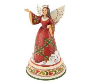 Jim Shore Heartwood Creek Musical Angel Figurine —