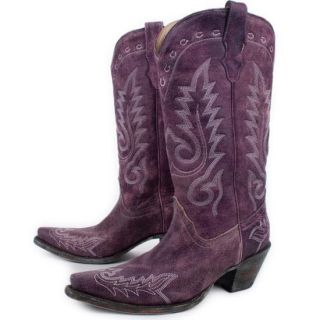Corral Womens Genuine Leather Boots Purple R1949 All Sizes