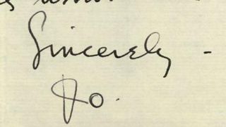 Joseph Cotten Vintage 1953 Original Handwritten Letter Signed ALS