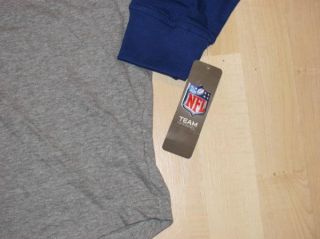  Long Sleeve Shirt Knit 2 Button Mens M New NFL Team Apparel