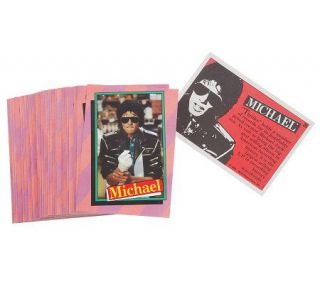 Michael Jackson Series I Set of 33 Topps Trading Cards —