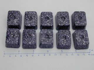 10 x Purple Orgone Energy Converters Nebs