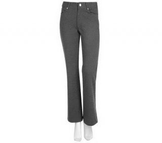 Women with Control Petite Fly Front Bootcut Pants —