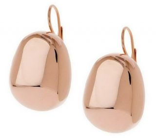 Bronzo Italia Nugget Design Lever Back Drop Earrings —