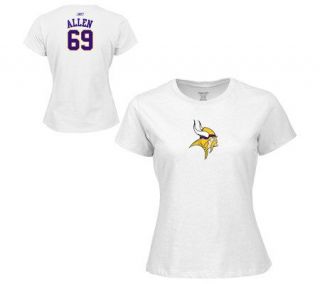 NFL Vikings Jared Allen Womens Name & Number T Shirt —