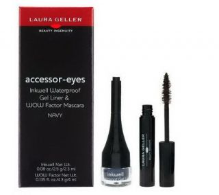 Laura Geller Accessor Eyes Colored Mascara and Gel Liner Holiday Set 