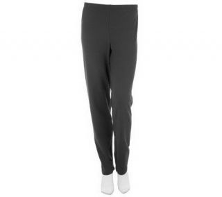 Women with Control Flat Front No Side Seam Regular Pants   A227646
