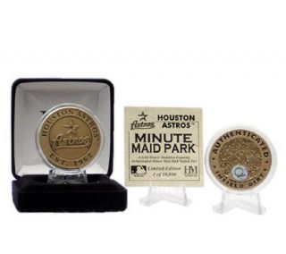 Houston Astros Minute Maid Park Authenticated InfieldDirt Coin