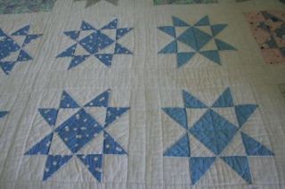 Quilt Wonderful Blue Calico Prints Country Colors Nice One