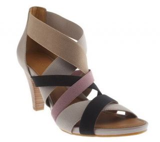 Tignanello Multi Color Cross Strap Sandals —