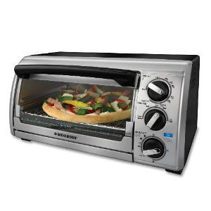 Black Decker Toast R Oven 4 Slice Toaster TRO480BS