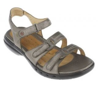 Clarks UnStructured Un.Port Adj. Triple Strap Sandals —