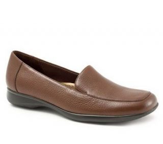 Trotters Soft Tumbled Leather Casual Slip on Loafers —