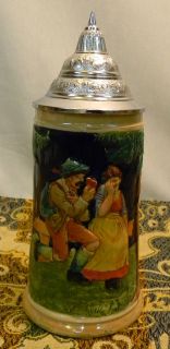 the courter lovers lidded stein german germany DBGM Limited Edition