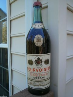 Courvoisier 3 Stars Gallon Display Empty Cognac Bottle
