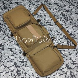  Tactical Gear 33 Dual Rifle Carrying Case Gun Bag Coyote Brown