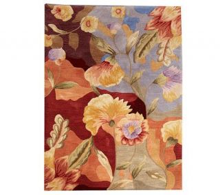 Royal Palace Watercolors 46 x 66 Handmade Wool Rug —