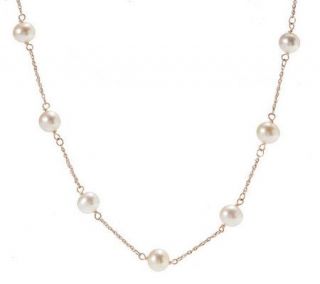 HonoraGold Cultured FreshwaterPearl 20 Station Necklace, 14K   J263759