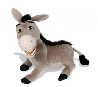 Shrek 2 Wise Crackin Donkey 14 Plush Toy —