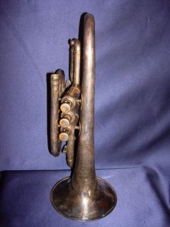 1897 Boston Musical Instrument Mfg Cornet 3 Star Plus Ultra Orig Case