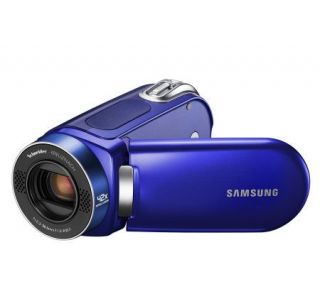 Samsung SMXF34 Digital Memory Camcorder   Blue —