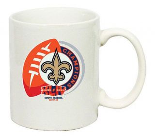 NFL New Orleans Saints Super Bowl XLIV Champions Ceramic Mug