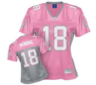 NFL Indianapolis Colts Manning Womens Hershield Jersey   Pink