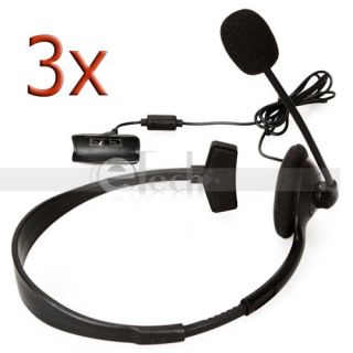 3X Live Small Headset with Microphone for Microsoft Xbox 360