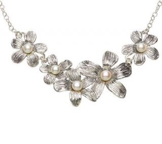 Hagit Gorali Sterling Cultured Freshwater PearlBloom Necklace