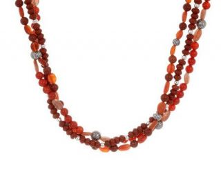Sincerely Southwest Sterling Cimarron Beaded Necklace —