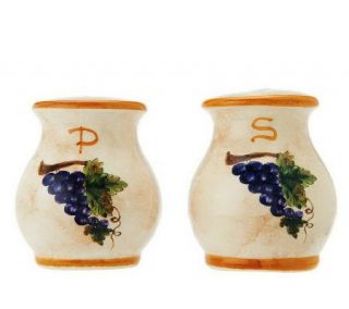 Pietra Italia Handmade Salt and Pepper Shakers By Doris Roberts