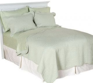 Northern Nights Guliana Queen Quilted Coverlet Set w/ 310TC Sheet Set 