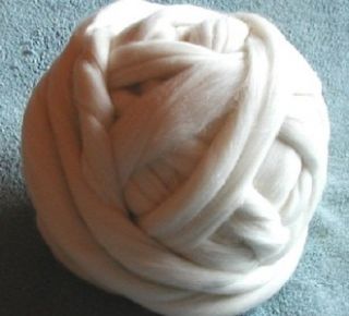 lb Fine Corriedale Top Roving Wool Spin Fiber Undyed
