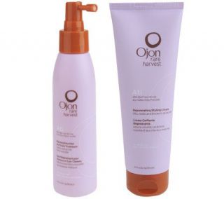 Ojon Ati Rejuvenating Hair Treatment & Styling Cream Set —