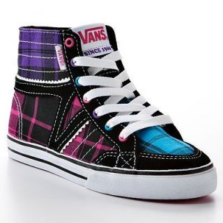 Vans Corrie Hi Top Girls Skate Shoes Keds Size 11 12 13 1 2 3 4