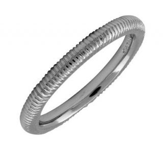 Simply Stacks Sterling Black Rhodium Plated 2.25mm TextureRing 