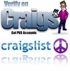 Craigslist Phone Verified Accounts CL PVAs for Sale Craigs List Email