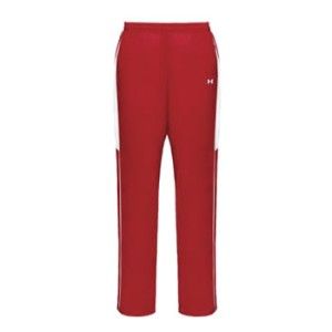 Under Armour Womens Crave Woven Warm Up Pants Sz L Red White New $55